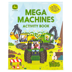 John Deere Kids Mega Machines Activity Book by Jack Redwing, Steven Wood, Cottage Door Press, Parragon Books, 9781646381791
