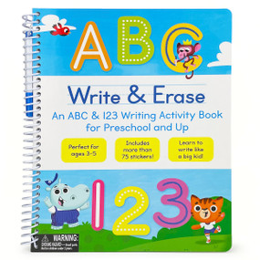 Write & Erase ABC and 123 by Cottage Door Press, Rufus Downy, Betowers, 9781646384242