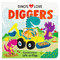 Dinos Love Diggers (Construction Lift-a-Flap) by Cottage Door Press, Pterry Redwing, Christine  Sheldon, 9781646388639