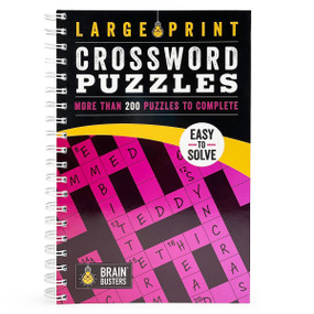 Large Print Crossword Puzzles Pink (More Than 200 Puzzles to Complete) by Parragon Books, 9781646389179