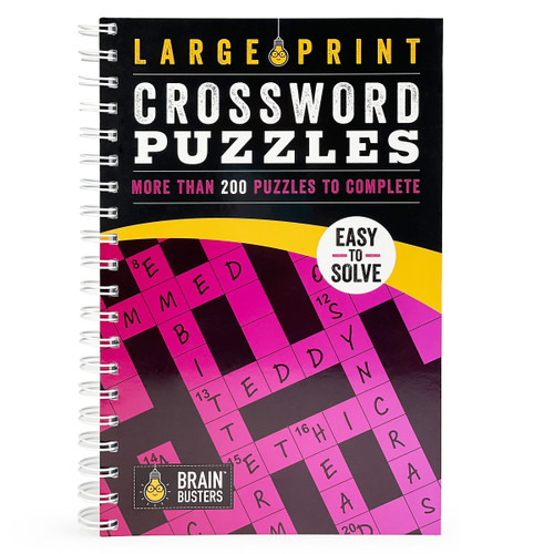 Large Print Crossword Puzzles Pink (More Than 200 Puzzles to Complete) by Parragon Books, 9781646389179