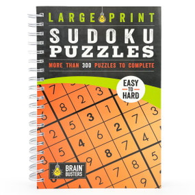 Large Print Sudoku Puzzles Orange by Parragon Books, 9798890190086