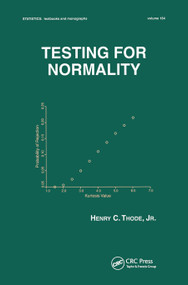 Testing For Normality by Henry C. Thode, 9780367447106