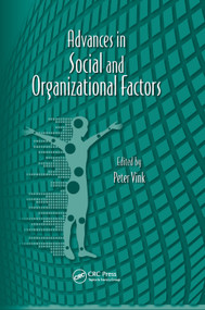 Advances in Social and Organizational Factors by Peter Vink, 9780367381073