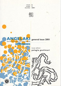 Angelaki V 6 Number 3 by Multiple Authors, 9780415271110