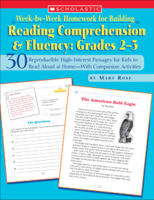 Week-by-Week Homework for Building Reading Comprehension & Fluency: Grades 2-3 by Mary Rose, 9780439517799