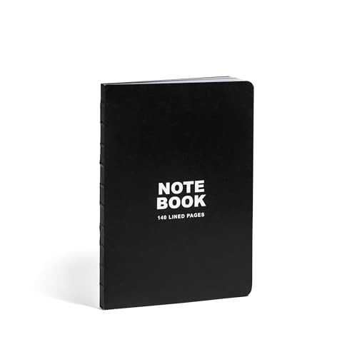 teNeues - Notebook Paperback A5 - 140 Lined Pages with Lay Flat Binding, Classic Black (A5 Notebook) by teNeues Publishing, 9781623259464