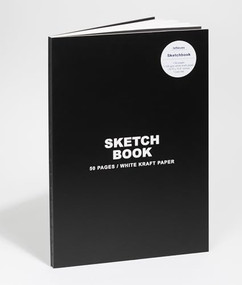 teNeues - Sketchbook Hardcover - 50 Smooth White Kraft Paper Pages with Lay Flat Binding, Classic Black: Sketchbook (Sketchbook) by teNeues Publishing, 9781623259501