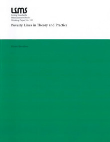 Poverty Lines in Theory and Practice by Martin Ravallion, 9780821342268