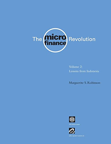 The Microfinance Revolution (Lessons from Indonesia) by Marguerite Robinson, 9780821349533