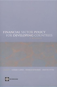 Financial Sector Policy for Developing Countries (A Reader) by Oxford University Press USA, Dimitri Vittas, Patrick Honohan, Gerard Caprio, 9780821351765