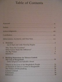 Tobacco Control Policy (Strategies, Successes, and Setbacks) by Linda Waverley Brigden, Joy de Beyer, 9780821354025