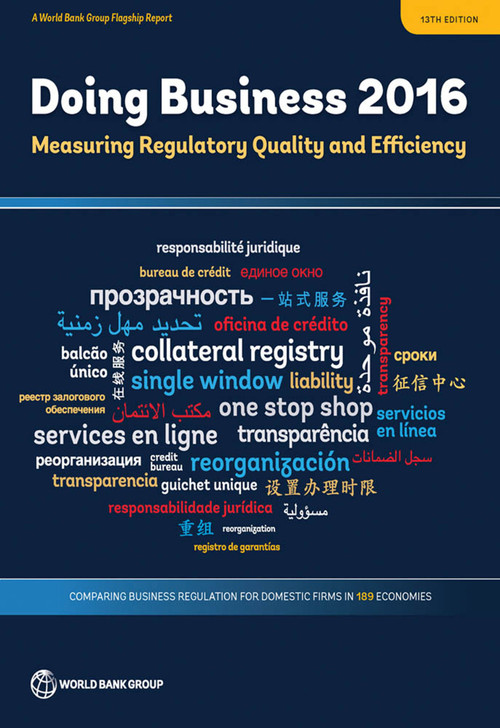 Doing Business 2016 (Measuring Regulatory Quality and Efficiency) by World Bank, 9781464806674