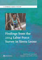 Findings from the 2014 Labor Force Survey in Sierra Leone by David Margolis, Nina Rosas, Abubakarr Turay, Samuel Turay, 9781464807428