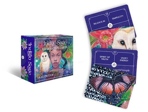 Indigo Sage (Affirmation cards) by Akal Pritam, 9781922785237