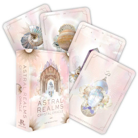 Astral Realms Crystal Oracle by Leah Shoman, Dark Moon Crystals, Prism + Fleur Design Studio, 9781925946284