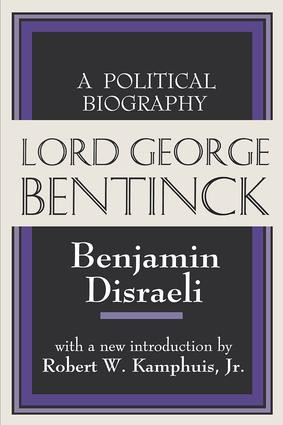 Lord George Bentinck (A Political History) - 9781560009474 by Benjamin Disraeli, 9781560009474