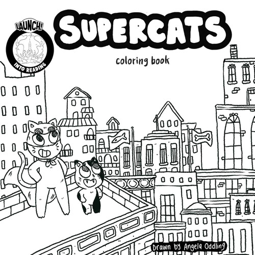Supercats Coloring Book by Caleb Thusat, Angela Oddling, 9781639692026