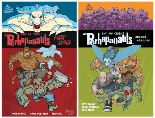 The Perhapanauts Vol 1 & Vol 2 Prepack 4 by Todd Dezago, Craig Rousseau, 9781639692064