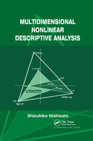 Multidimensional Nonlinear Descriptive Analysis by Shizuhiko Nishisato, 9780367390648