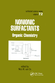 Nonionic Surfactants (Organic Chemistry) by Nico M. van Os, 9780367400781