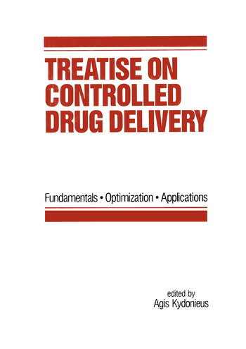 Treatise on Controlled Drug Delivery (Fundamentals-optimization-applications) by Agis F. Kydonieus, 9780367402938