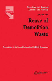 Demolition Reuse Conc Mason V2 by Y. Kasai, 9780367659462