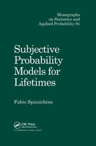 Subjective Probability Models for Lifetimes by Fabio Spizzichino, 9780367397173