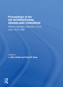 Proceedings Of The Xiv International Grassland Congress by J. Allan Smith, Virgil M. Hays, 9780367299859