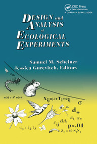 Design and Analysis of Ecological Experiments by Sam Scheiner, 9780367447731