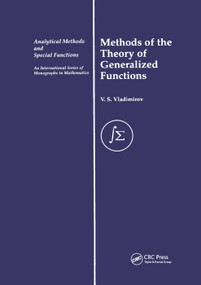 Methods of the Theory of Generalized Functions by V. S. Vladimirov, 9780367395940