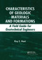 Characteristics of Geologic Materials and Formations (A Field Guide for Geotechnical Engineers) by Roy E. Hunt, 9780367390044