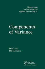 Components of Variance by D.R. Cox, P.J. Solomon, 9780367395971