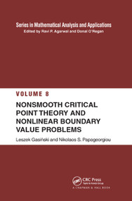 Nonsmooth Critical Point Theory and Nonlinear Boundary Value Problems by Leszek Gasinski, Nikolaos S. Papageorgiou, 9780367394059