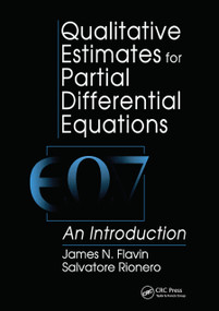 Qualitative Estimates For Partial Differential Equations (An Introduction) by J N Flavin, S. Rionero, 9780367448790