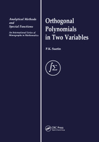 Orthogonal Polynomials in Two Variables by P. K. Suetin, 9789056991678
