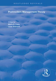Postmodern Management Theory by Marta B. Calás, Linda Smircich, 9781138363311