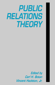 Public Relations Theory - 9780805806922 by Carl H. Botan, 9780805806922