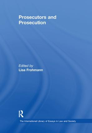 Prosecutors and Prosecution by Lisa Frohmann, 9781138383500