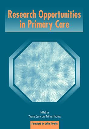 Research Opportunities in Primary Care by Yvonne Carter, Kate Thomas, 9781857752427