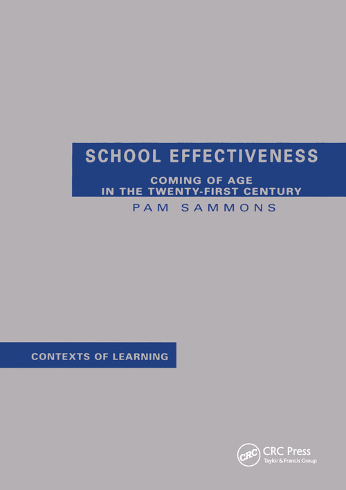 School Effectiveness by Pamela Sammons, 9789026515507