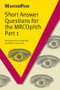 Short Answer Questions for the MRCOphth Part 1 by Nathanial Knox-Cartwright, Petros Carvounis, 9781857758849