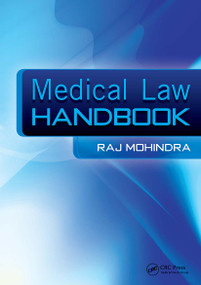 Medical Law Handbook by Raj Mohindra, 9781846190674