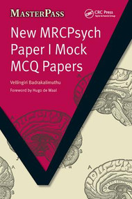 New MRCPsych Paper I Mock MCQ Papers by Vellingiri Badrakalimuthu, Gill Towson, 9781846193132