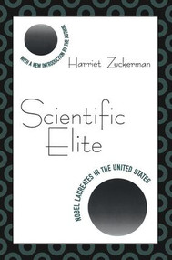 Scientific Elite (Nobel Laureates in the United States) by William T. Golden, 9781560008552