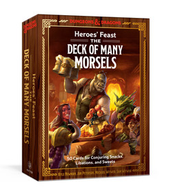 Heroes' Feast: The Deck of Many Morsels (50 Cards for Conjuring Snacks, Libations, and Sweets) by Kyle Newman, Jon Peterson, Michael Witwer, Sam Witwer, Official Dungeons & Dragons Licensed, 9780593580738