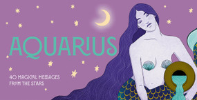 Aquarius Pocket Zodiac Cards (40 Magical Messages from the Stars) by Ginny Chiara Viola, 9781590035580