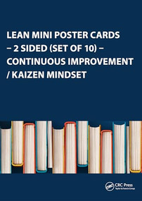 Lean Mini Poster Cards - 2 Sided (Set of 10) - Continuous Improvement / Kaizen Mindset (2 Sided (Set of 10) - Continuous Improvement / Kaizen Mindset) by Enna, 9781138071285