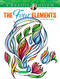 Creative Haven The Four Elements Coloring Book by Miryam Adatto, 9780486853833