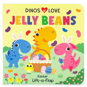 Dinos Love Jelly Beans by Christine Sheldon, Pterry Redwing, Cottage Door Press, 9798890192042
